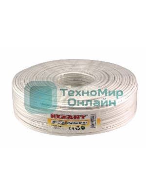 Кабель Rexant ККСВ-В+2х0,5 мм (бухта 100 м) белый