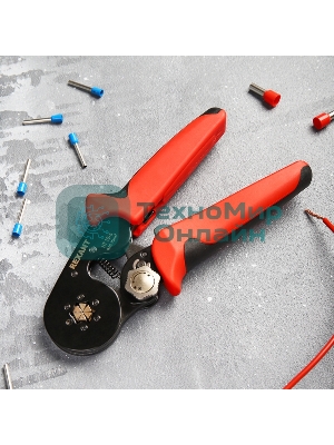 Кримпер Rexant HT 10-6 для обжима штыревых наконечников 0.08-10.0 мм с регулятором прижимного усилия