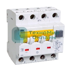Выключатель автоматический дифференциального тока IEK MAD22-6-032-C-100 АВДТ 34 C32 100мА