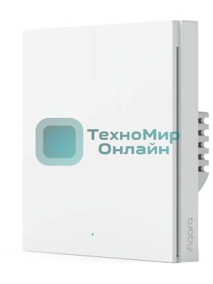 Выключатель умный Aqara Smart wall switch H1 ((with neutral, single rocker) WS-EUK03