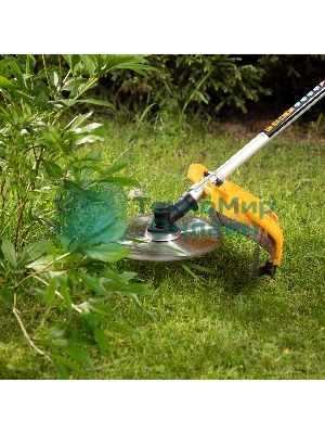 Триммер бензиновый Denzel DTL-43, 43 см3, неразъемная штанга, состоит из 2 частей