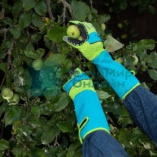 Перчатки садовые Luxe Palisad с удлиненной манжетой, размер 8