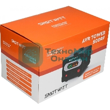 Напольный стабилизатор напряжения SMARTWATT AVR TOWER 500RF (140W - 260W, 500VA, 0.5 кВт, 50-60 Гц, розеток - 1, LED-дис
