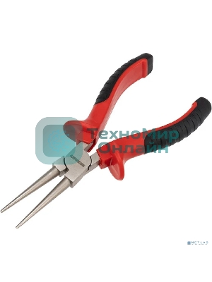 Круглогубцы Rexant 160 мм никелированные, двухкомпонентные рукоятки
