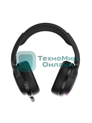 Гарнитура беспроводная игровая Mad Catz P.I.L.O.T. PRO черные (Bluetooth, 2.4 гГц, 3.5 мм jack, RGB подсветка, 50 мм, 930 мА·ч)