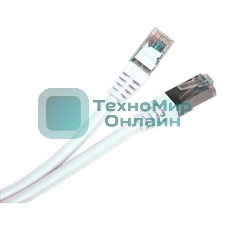 Патч-корд LANMASTER LSZH UTP cat.5e, 1.0 м, белый