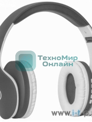 Беспроводные/проводные наушники Defender FreeMotion B525 серый/белый, накладные, Bluetooth + проводной, до 8 ч