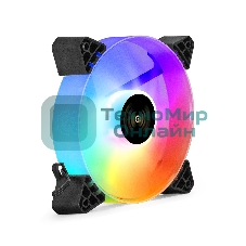 Вентилятор для корпуса ExeGate EX12025H6PYH-PWM.ARGb черный/белый, 120 мм, 1200 об/мин, 33 дБ, 6 pin