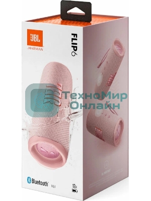 Портативная акустика JBL Flip 6, розовый