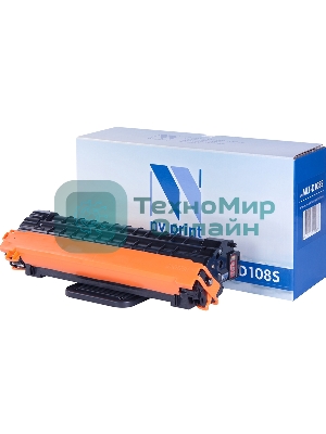 Картридж лазерный NVPrint совместимый Samsung MLT-D108S черный для ML-1640/1645/2240/2241 (1500k)