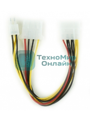 Разветвитель питания Cablexpert CC-PSU-4, Molex->Molex + ATX 4 пин