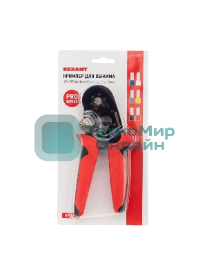 Кримпер Rexant HT 10-6 для обжима штыревых наконечников 0.08-10.0 мм с регулятором прижимного усилия