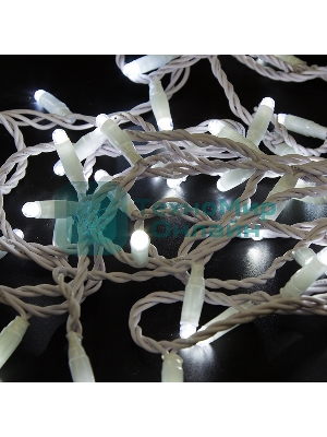 Гирлянда Neon-night Нить 10м, с эффектом мерцания, белый ПВХ, 230В, белый