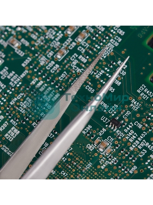 Пинцет прямой, узкий Rexant 140 мм Airy (блистер)