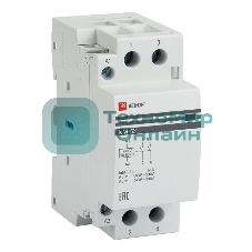 Контактор модульный EKF km-2-63-20 КМ 63А 2NO (2 мод.) PROxima