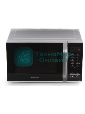 Микроволновая печь Panasonic NN-ST34HMZPE серебристый/черный, 25 л, 800 Вт, переключатели - сенсор