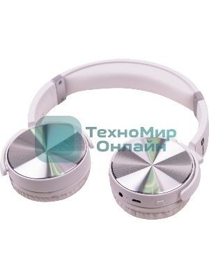 Беспроводные/проводные наушники Harper HB-217 белый, накладные, Bluetooth + проводной, складная конструкция, до 5 ч