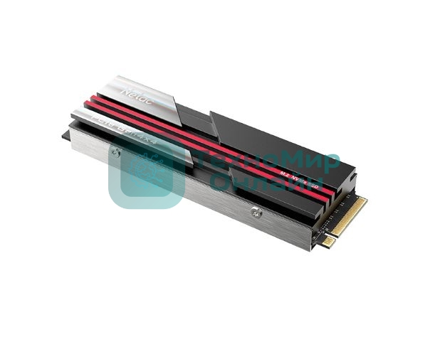 Накопитель SSD Netac NV7000, 2Tb, M.2 2280, PCIe 4.0 x4, NVMe, R/W 7200/6800, с радиатором