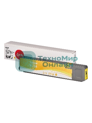 Картридж струйный Sakura F6T79AE (№913A Yellow) для HP, желтый, 55 мл., 3000 к.