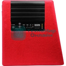 Сабвуфер автомобильный Ural АС-У12А КРАСНЫЙ 300Вт активный (30 см/12