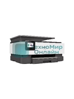 МФУ струйное HP OfficeJet 8023 (1KR64B), A4, цвтной, печ. до 20 стр/мин. (ч/б), до 10 стр/мин. (цвет), скан. до 8 стр/мин. (ч/б) 3.5 стр/мин. (цвет), 1200 x 1200 dpi, USB, RJ-45, Wi-Fi, Air Print