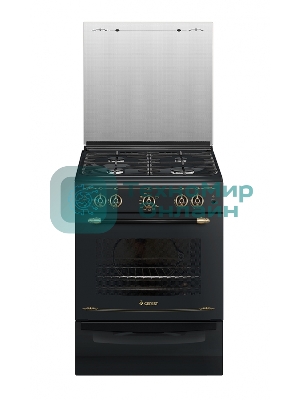 Плита газовая Gefest ПГ 6100-02 0187 черный, конфорок 4 шт, духовка 52 л, 60 см x 85 см x 60 см