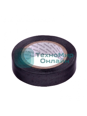 Изолента ПВХ Matrix, 19 мм х 20 м, черная, 150 мкм