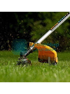 Триммер бензиновый Denzel DTL-43, 43 см3, неразъемная штанга, состоит из 2 частей