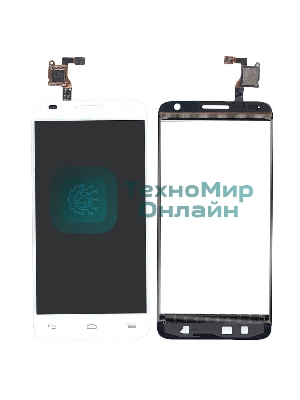 Сенсорное стекло (тачскрин) для Alcatel Idol 2 mini S 6036Y белое