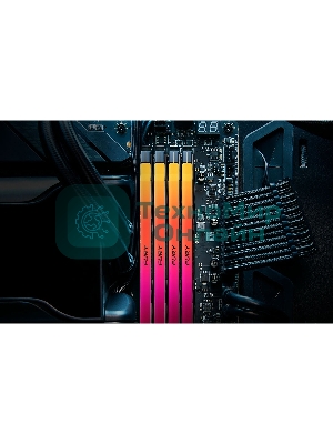 Оперативная память Kingston Fury Renegade, DDR5, 32Gb (1x32Gb), 6400MHz, CL32, DIMM, радиатор, RGB, серебристый/черный