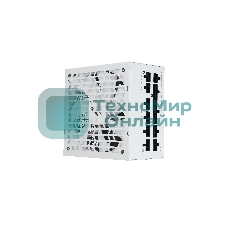 Блок питания SAMA G1000 White (HAT-1000yzB1G), 1000W 80+ Gold (ATX, 3.1, PCIe 5.0, Full modular, 1x24(20+4)pin mesh 550мм, 2xCPU 8(4+4)pin 700мм, 3xPCIe*2 8(6+2)pin 600мм, 1x12VHPWR PCIe 5.1 12+4pin 600W 600мм, 4xSATA*3 450+150+150+150мм, 4xMOLEX4pin*3 450+150+150+150мм, Active, 140x140мм, 150x150x86mm, APFC, OVP, UVP, SCP, OCP, OTP, OPP, SIP, white)