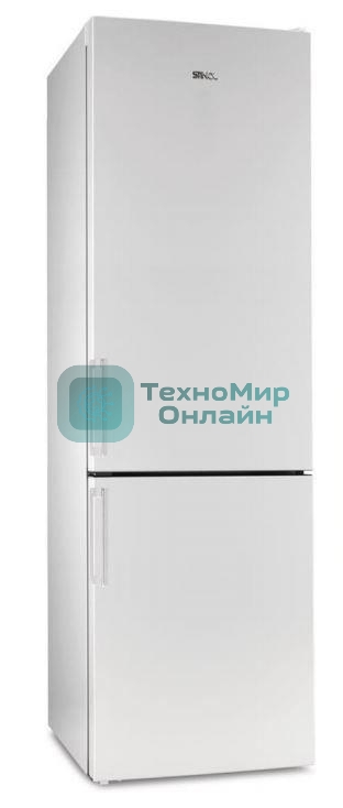 Холодильник Stinol STN 200 белый двухкамерный 249/75л морозилка снизу, No Frost