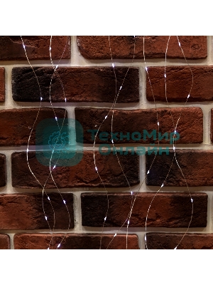 Гирлянда Neon-night Светодиодный дождь из росы 6х3 м, белый, USB + пульт управления