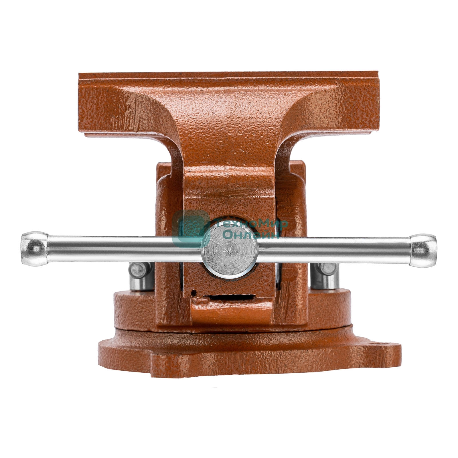 Тиски Sparta слесарные 125мм поворотные с наковальней