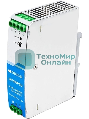 Источник питания ORIGO Power Supply for OIxxxx series, 75W, 48V DC output, -30 to 70 °C, DIN-Rail