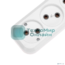 Удлинитель PROconnect 3 гнезда, 3 м, 2х0,75 мм², б/з, белый