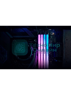 Оперативная память Kingston Fury Renegade, DDR5, 32Gb (1x32Gb), 6400MHz, CL32, DIMM, радиатор, RGB, серебристый/черный