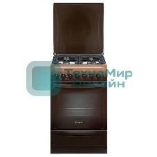 Плита комбинированная Gefest ПГЭ 5102-02 0001 коричневый, конфорок 4 газовых, духовка 55 л, 50 см x 85 см x 58.5 см