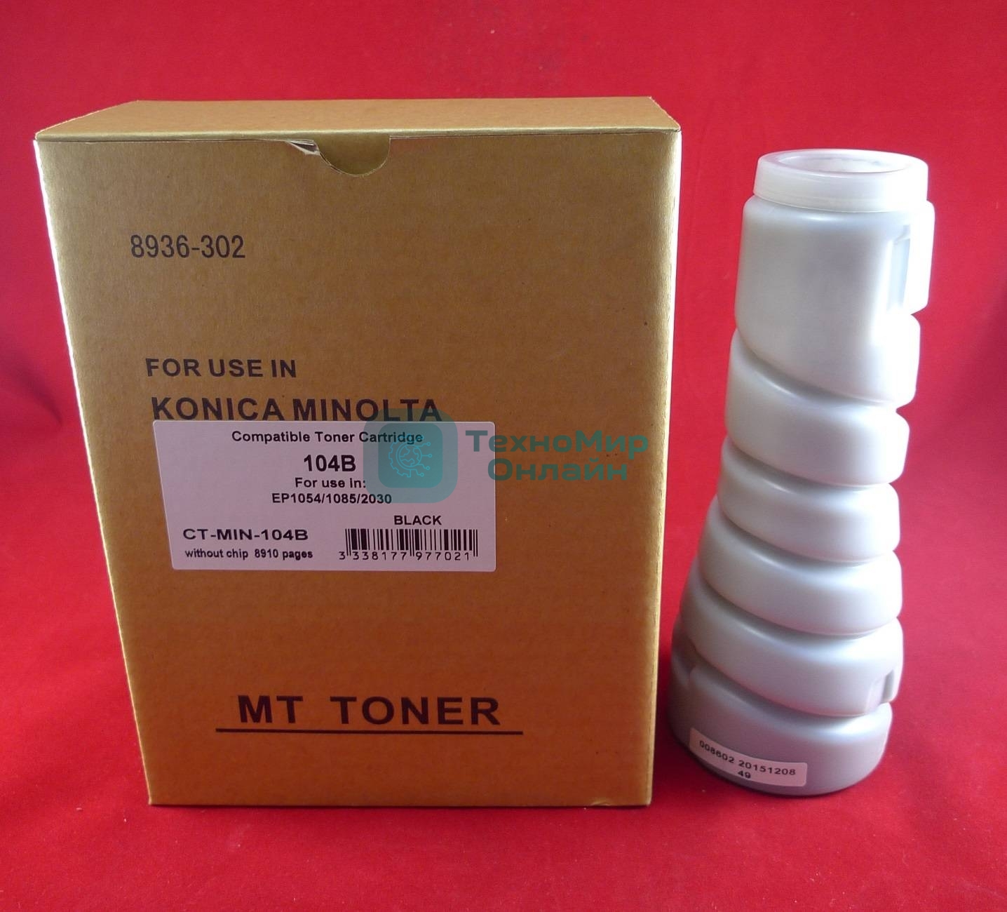 Тонер-туба ELP 104B черный (7500 стр.) для Konica-Minolta EP1054/1085/2030