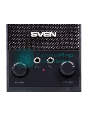 Акустическая система SVEN SPS-604 2.0 черный 4Вт