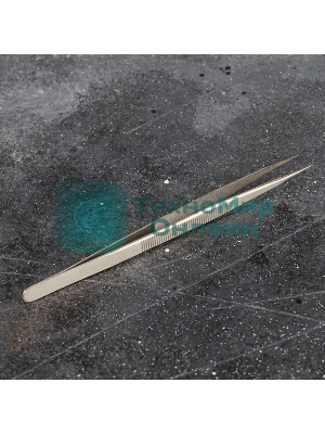 Пинцет прямой, узкий Rexant 140 мм Airy (блистер)