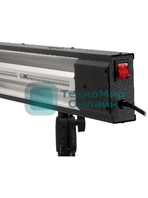 Обогреватель инфракрасный Starwind SHIRC-1010, черный, кварцевый, 1000 Вт, 18 м2