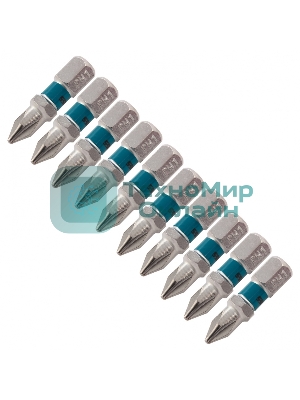 Набор бит Gross PH1х25, сталь S2, 10 шт.