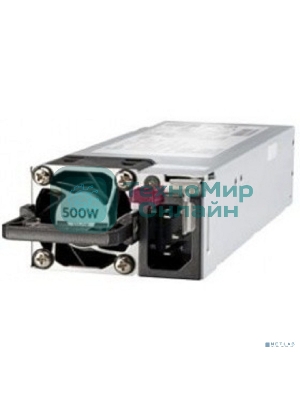 Блок питания серверный HPE 500W Flex Slot Platinum Hot Plug Low Halogen Power Supply Kit с горячей заменой