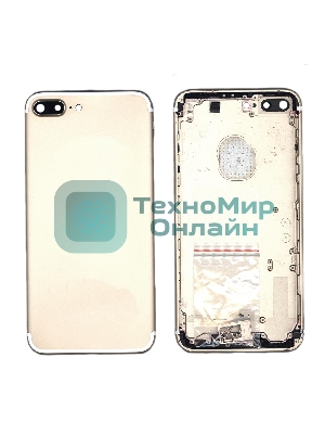 Задняя крышка для iPhone 7 Plus (5.5) золотой