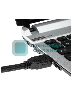 Кабель аудио-видео Cactus CS-HDMI.2-5 HDMI (m)/HDMI (m) 5м. позолоченные контакты черный