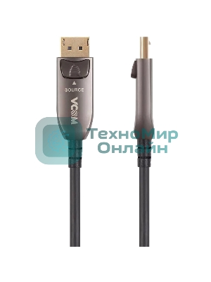 Активный оптический кабель VCOM D3751-10M DP1.4 32Gbs/8K@60Hz 10м D3751-10M