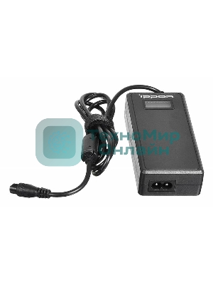 Блок питания Ippon D65U автоматический 65W 15V-19.5V 8-connectors 1.5A 1xUSB 2.1A от бытовой электросети LСD индикатор