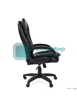 Кресло Chairman 795 LT черный, экокожа, 120 кг, механизм качания