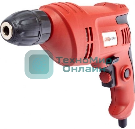 Дрель RedVerg RD-D540. 540 Вт,0-2900 об/мин,БЗП-10мм